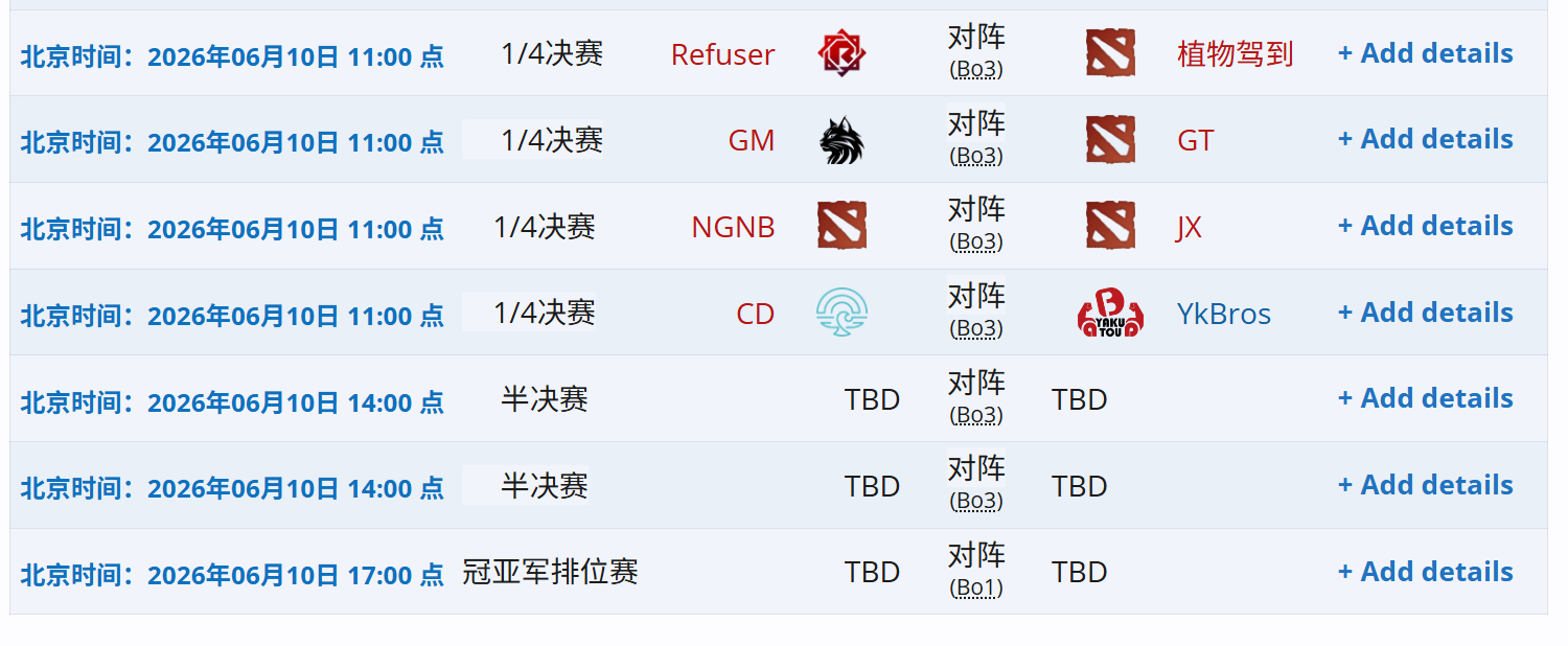 DOTA2 TI15 中国区海选第一轮比赛预告 HOHO------------