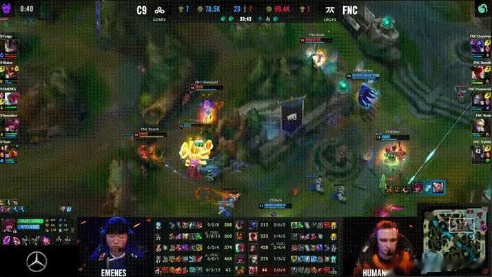 c9 t1都知道养兰博[笑cry]兰博这英雄只要抓死对面 可以无限滚雪球 被抓一