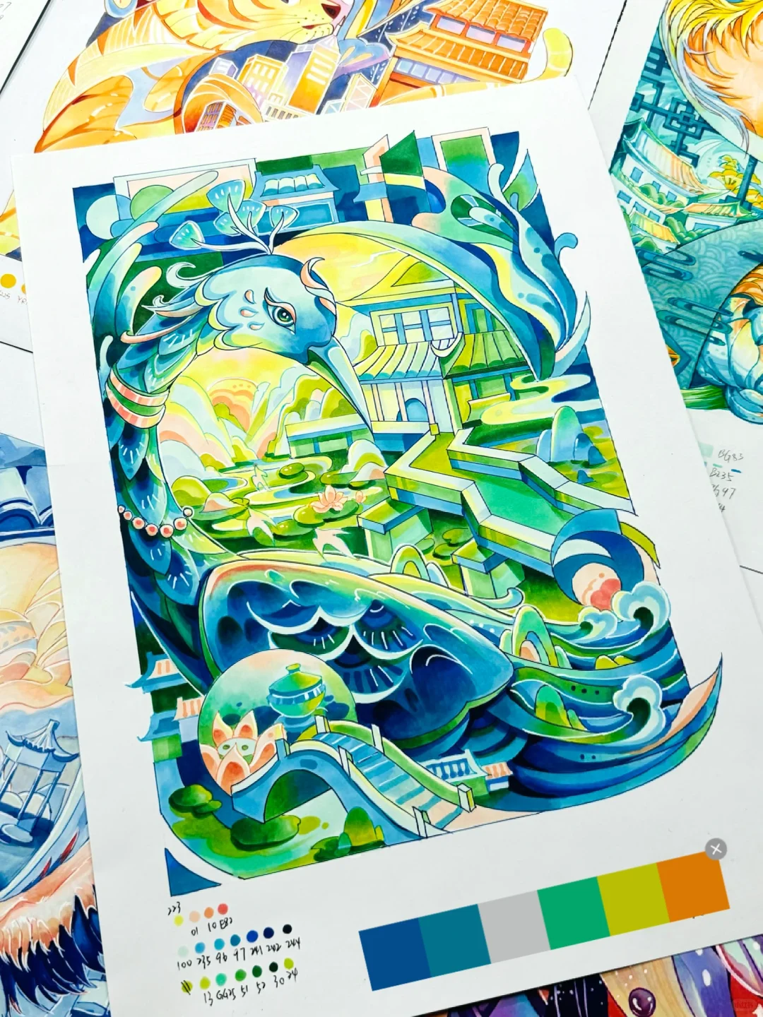 孔雀东南飞，五里一徘徊🦚