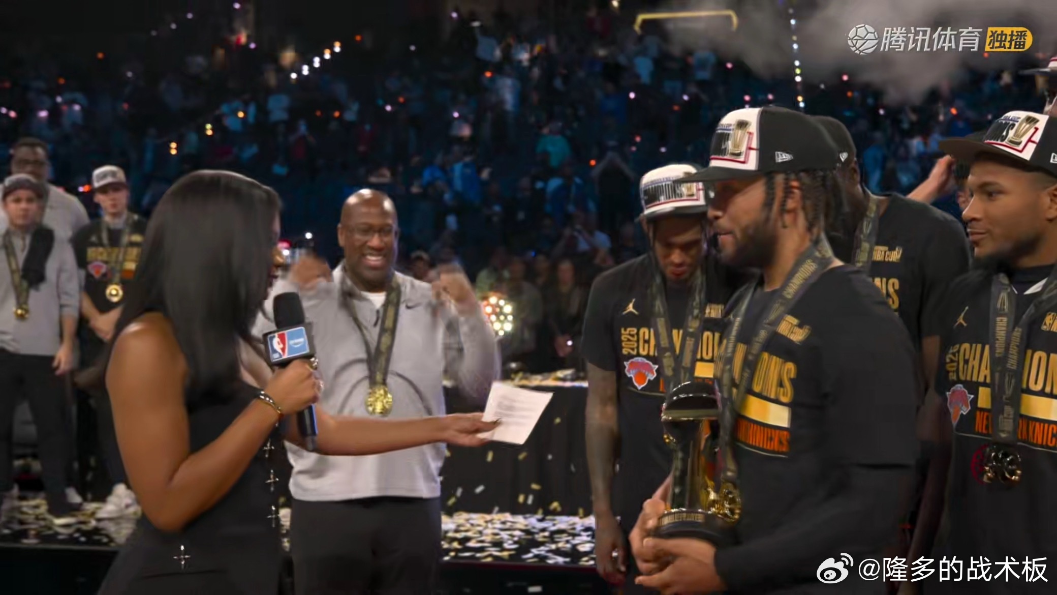 杰伦-布伦森当选杯赛MVP！🙌 