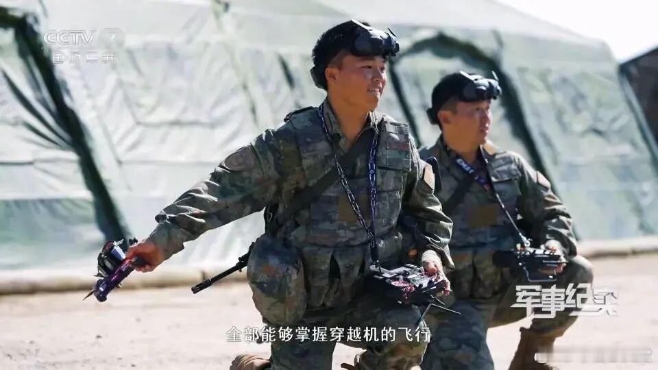 PLA某合成营会操作FPV达到80％以上！我希望是所有的士兵，都会玩且玩的好。部