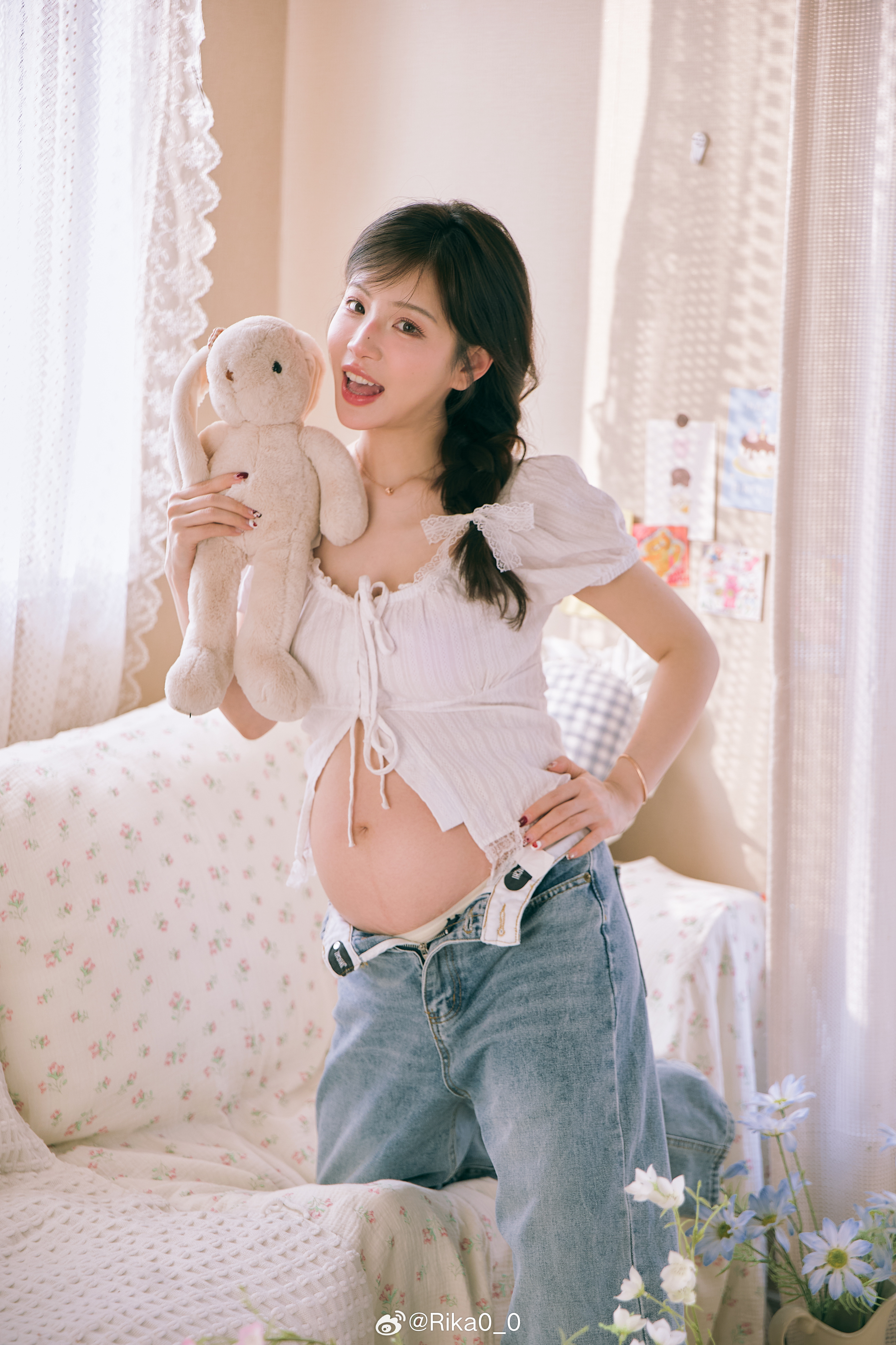 𝕎𝔼:)♡̶₊𝟭+𝟭=👶🏻⸝⸝꙳还有两个月就要见面啦纪念我们的合体时