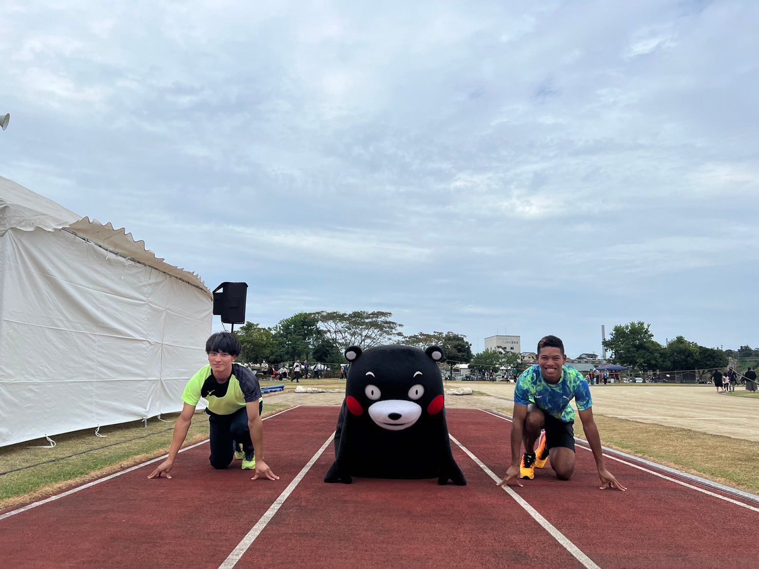 50米赛跑，部长脸着地被拍下来了[笑cry] ​​​