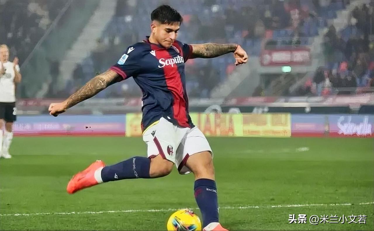 卡斯特罗！米兰球探现场观察了博洛尼亚前锋卡斯特罗，卡斯特罗本赛季为博洛尼亚出战4