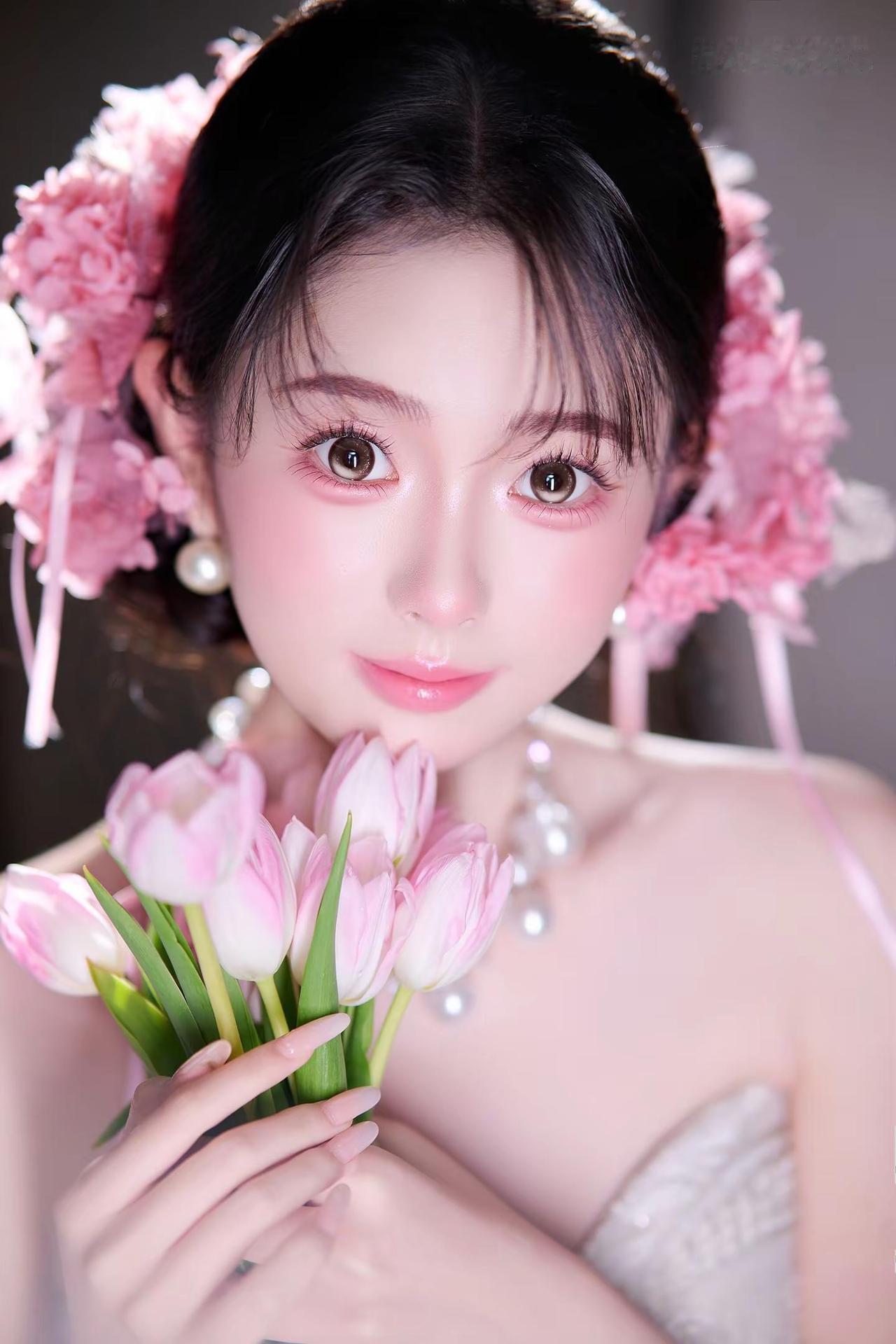 甜美可爱的新娘晨袍💕。请让我每天都拍这么可爱的新娘吧少女感新娘妆 衡水婚礼跟拍