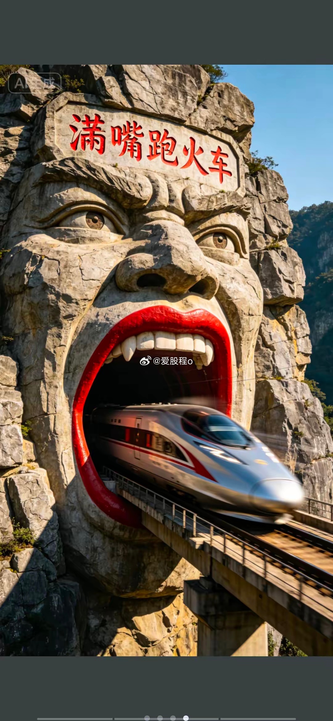这真是，满嘴跑火车！哈哈 