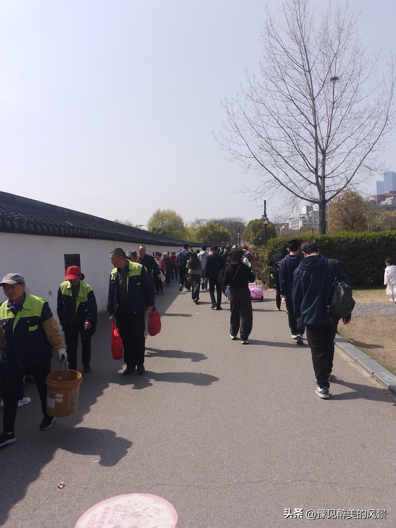 今天南京又被挤爆了，哪哪都是人，就连平时人不太多的莫愁湖公园都集满了乘客，感觉今