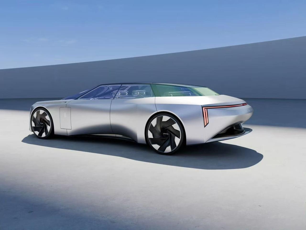 阿维塔vision xpectra 概念车(先短文后长文）
车标部分概念车采用立