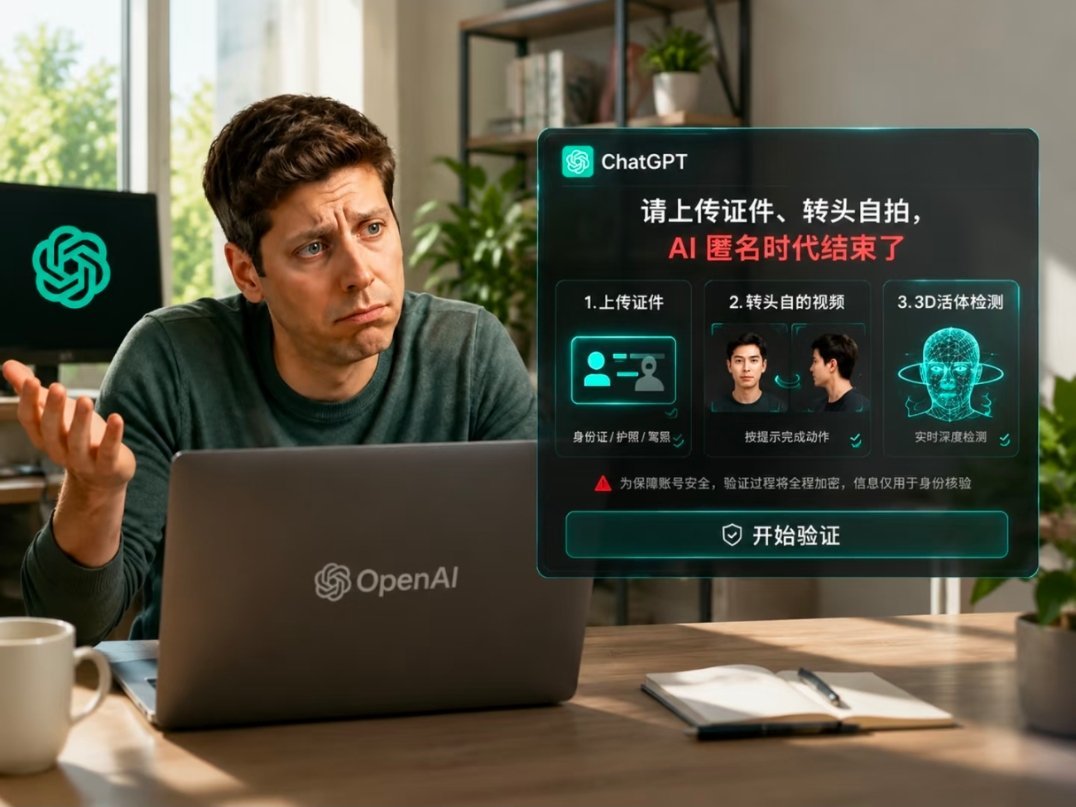 用AI先验证身份合理吗最近各大AI平台陆续上线实名核验，刷脸、上传证件才能解锁完