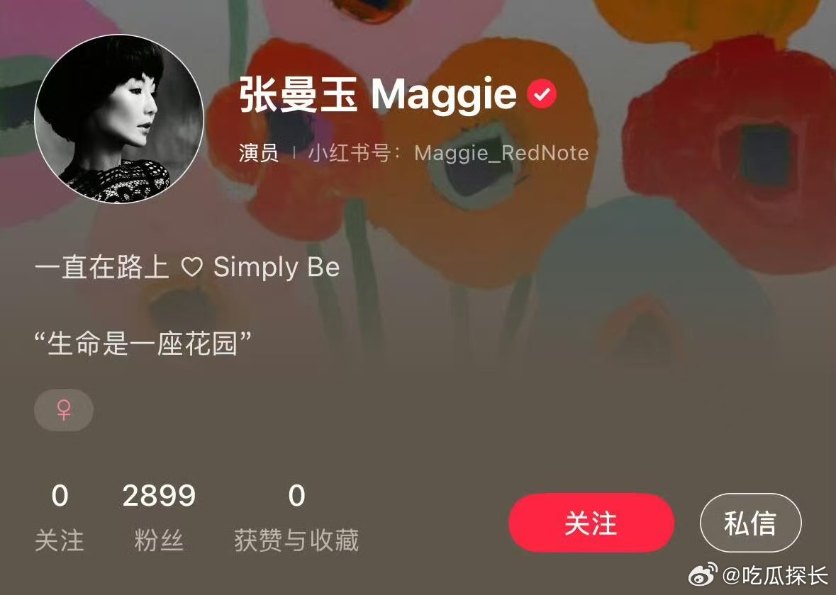 张曼玉入驻小红书啊啊啊啊啊张曼玉开通?账号，又多了一个追星渠道了，要带来什么惊喜