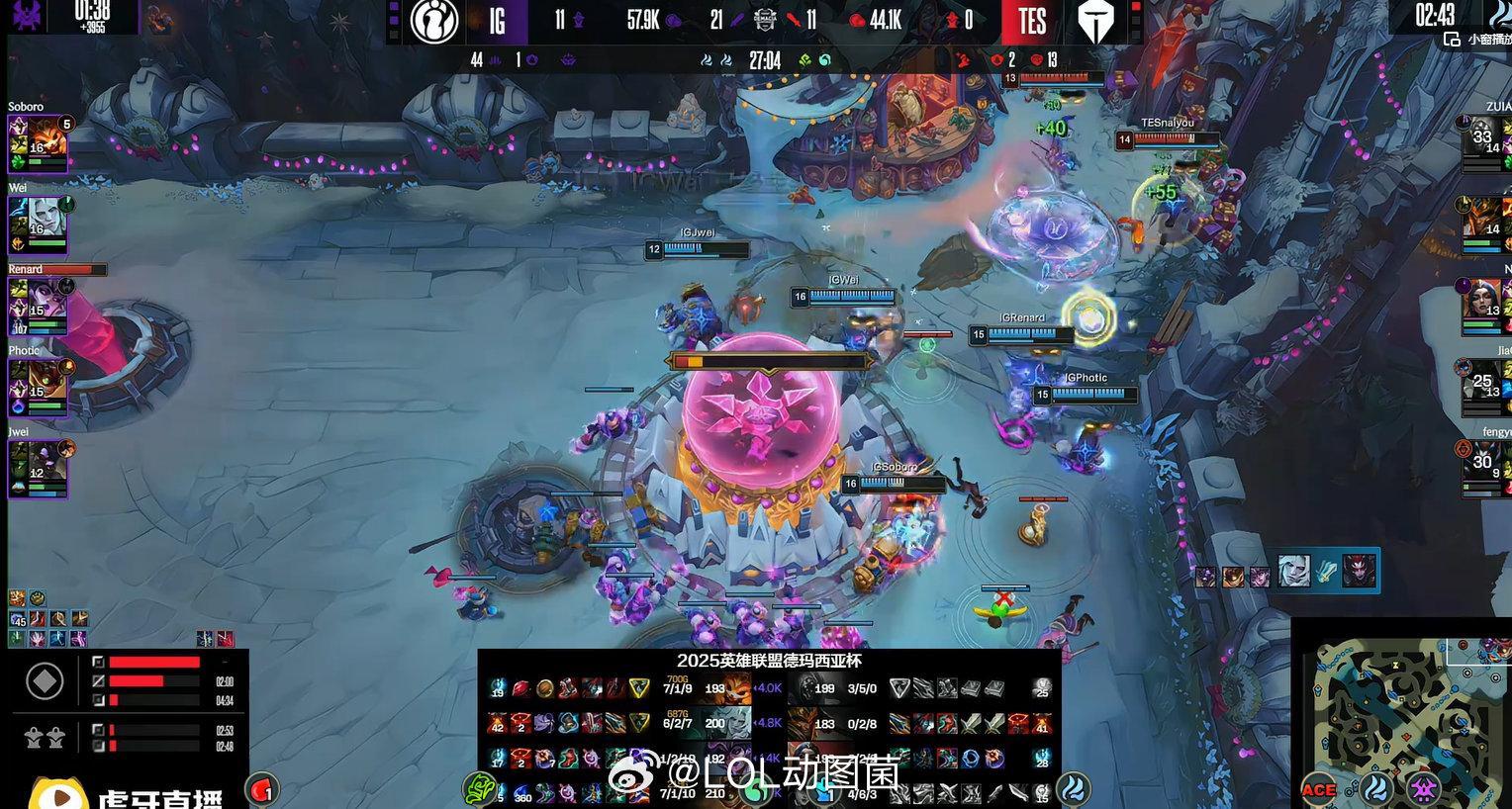 IG碾压取胜完成让一追三JiaQi这手女警好臭，对线被单杀，打团被秒，要是JKL