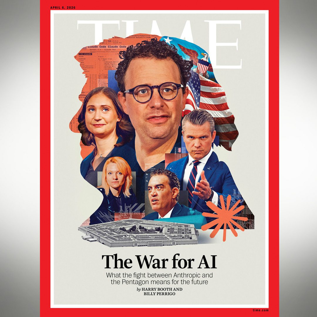 《时代周刊》：“The War for AI”（人工智能战争）副标题是 “Wha