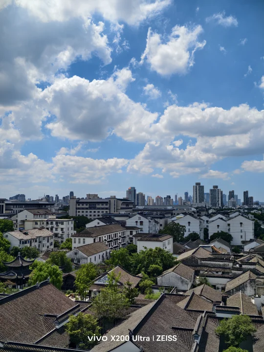 8.15实况！水晶天气下姑苏的粉墙黛瓦☁