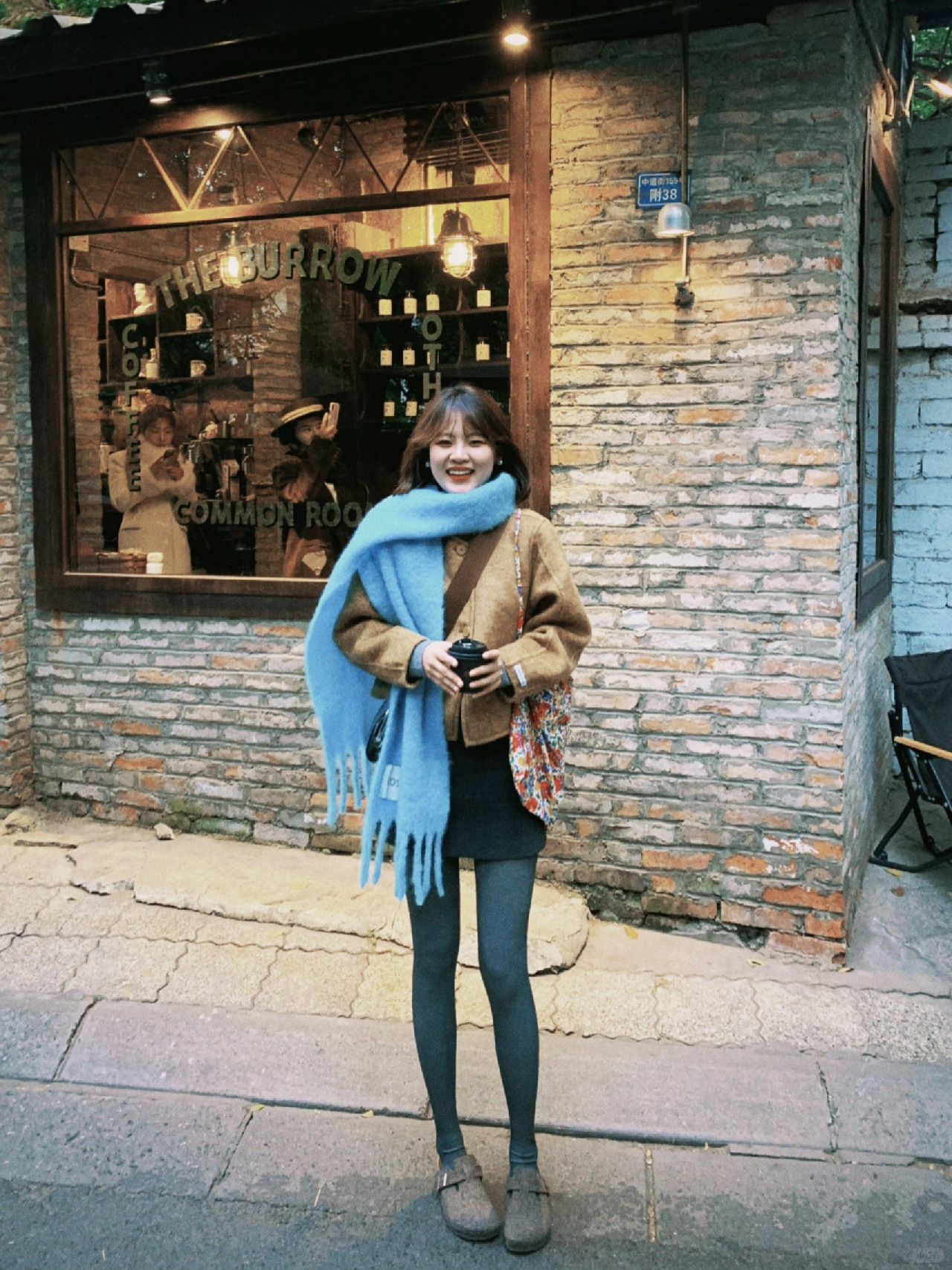 喜欢我滴蓝色围巾☕️