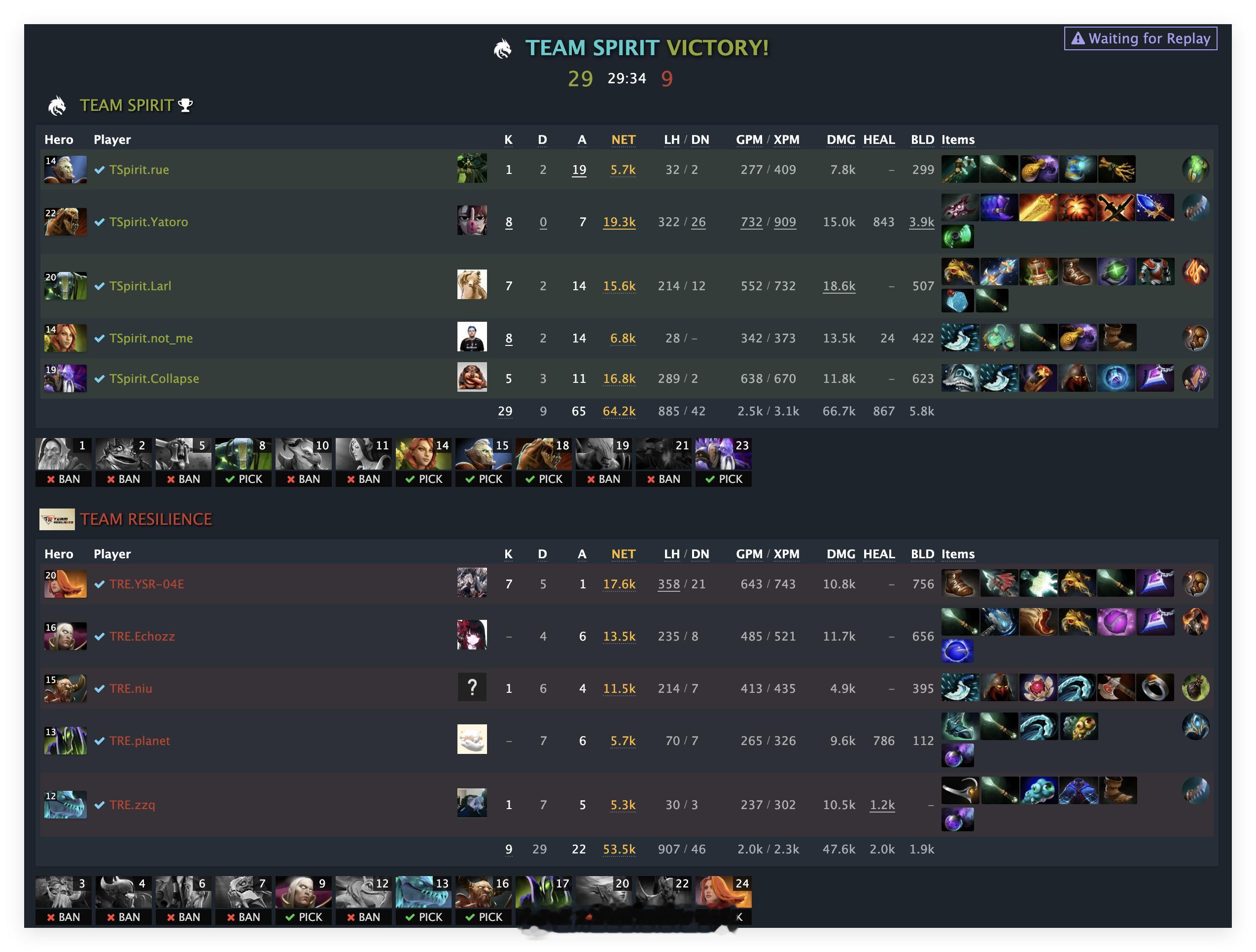TI 2026单败淘汰赛阶段，BO3第一局Team Resilience败给了T
