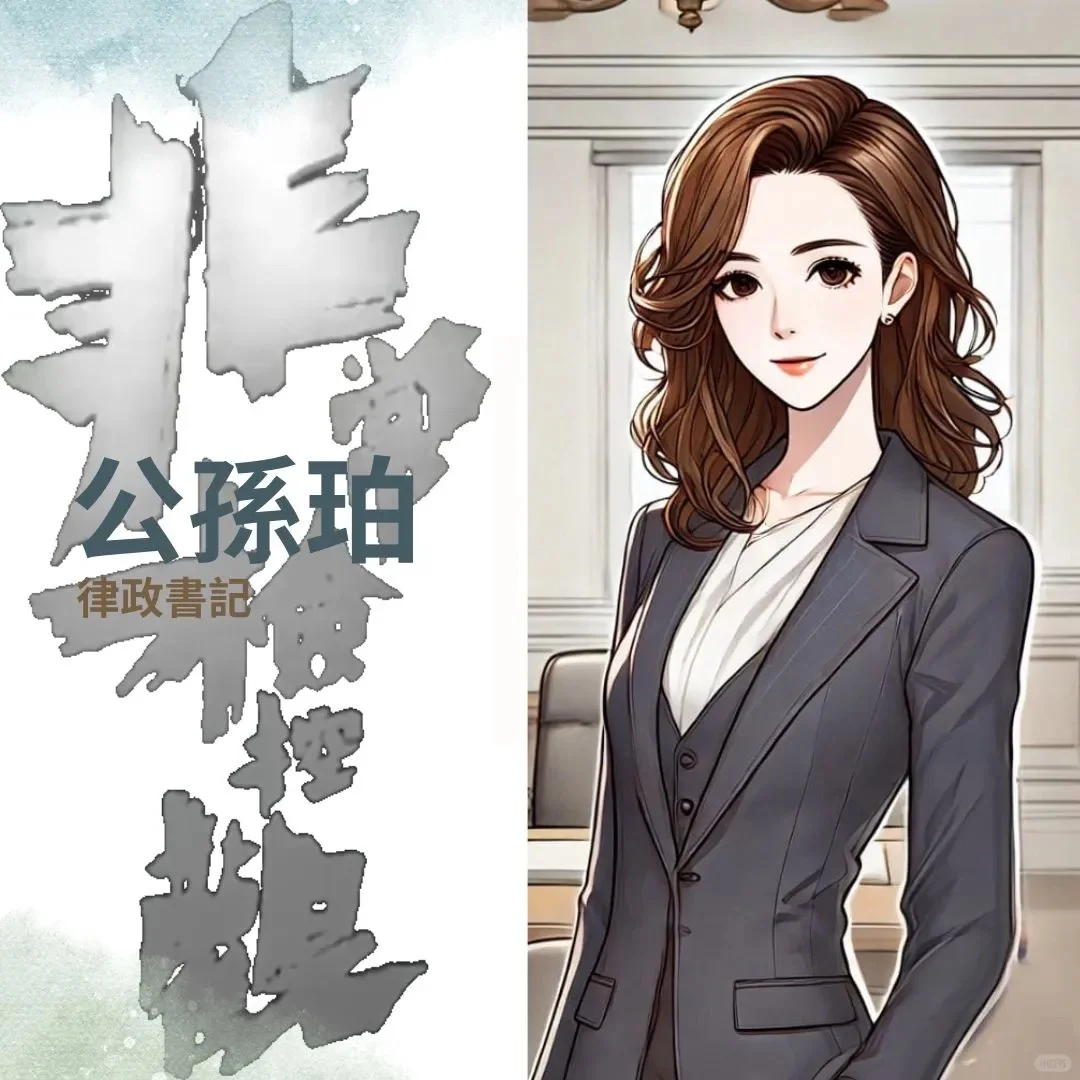 【非常檢控觀】漫畫風角色海報