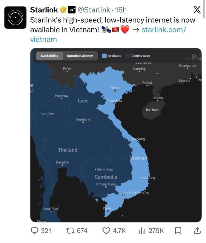 终于低头了！【星链落地航天军事 越南】 
