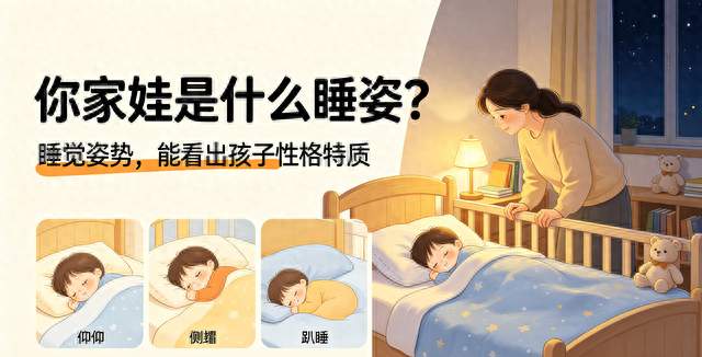 你家娃是什么睡姿？睡觉姿势，能看出孩子性格特质