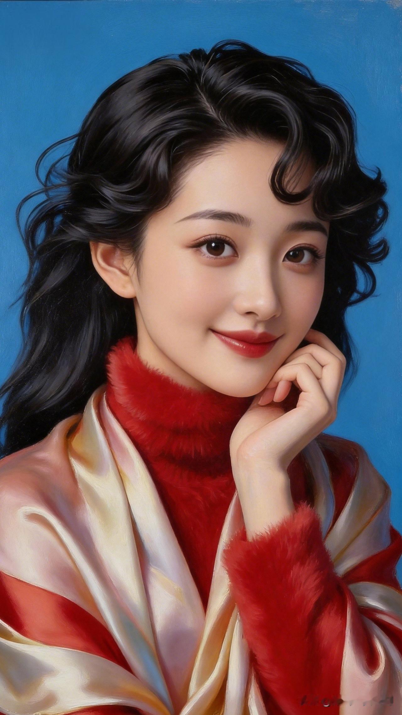 温柔甜美的复古风，红唇与黑发相映成趣，让人陶醉其中。女人怎么化淡妆才显得最性感