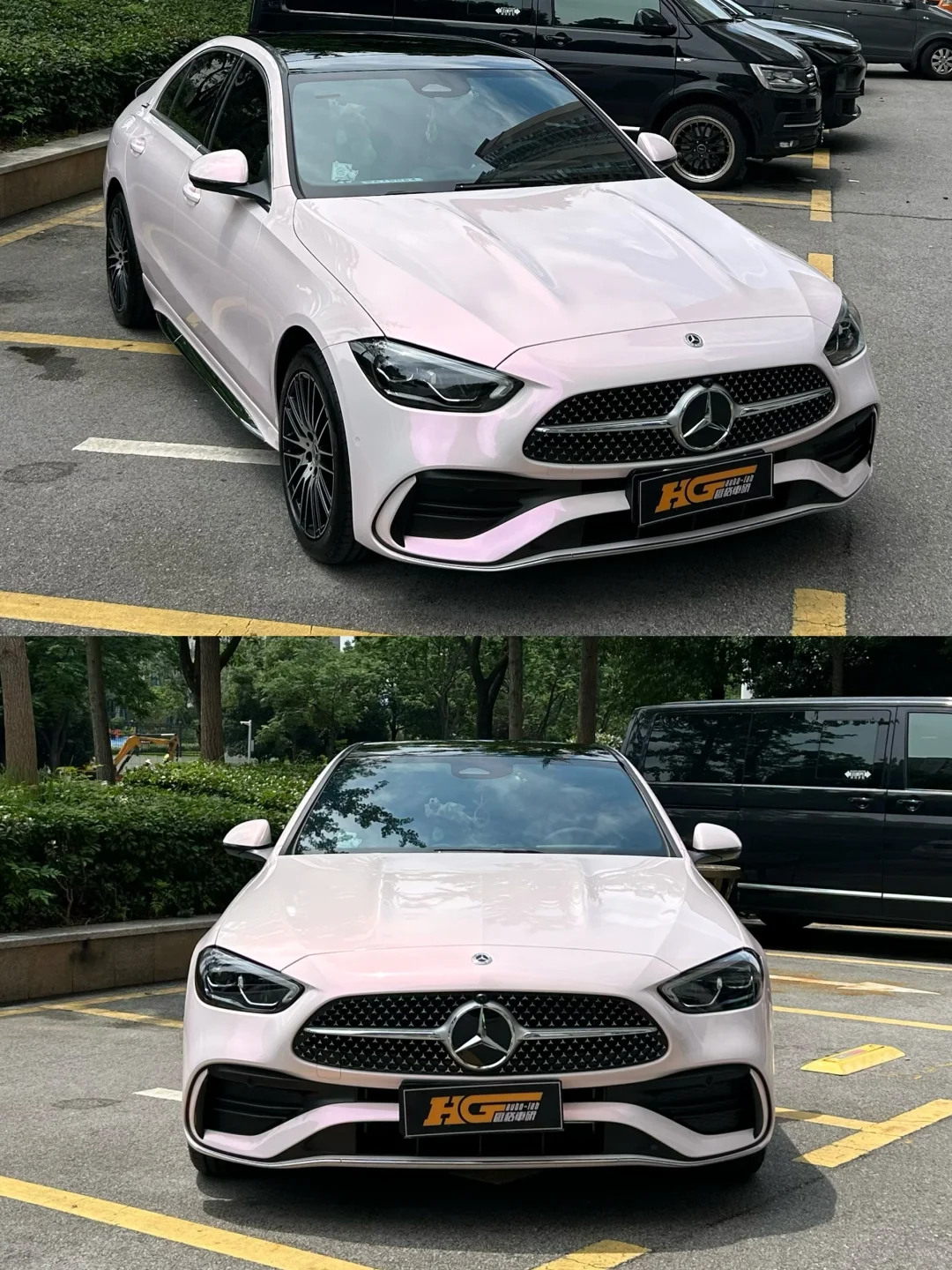 奔驰C260丨花悦粉