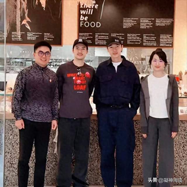 胡歌空降武汉，没去网红打卡点，专门去袁弘的面包店当临时客人