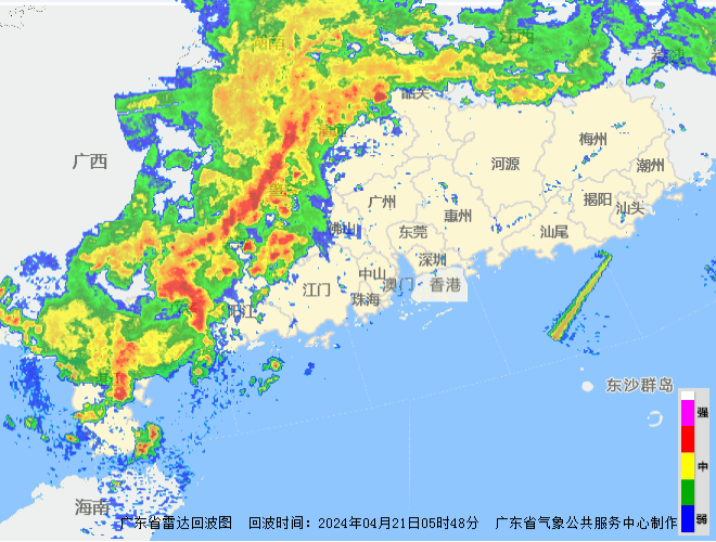 这两天广东的雨下疯了，创下了4月份降雨的最大纪录，很多地方都发布了暴雨红色预警，