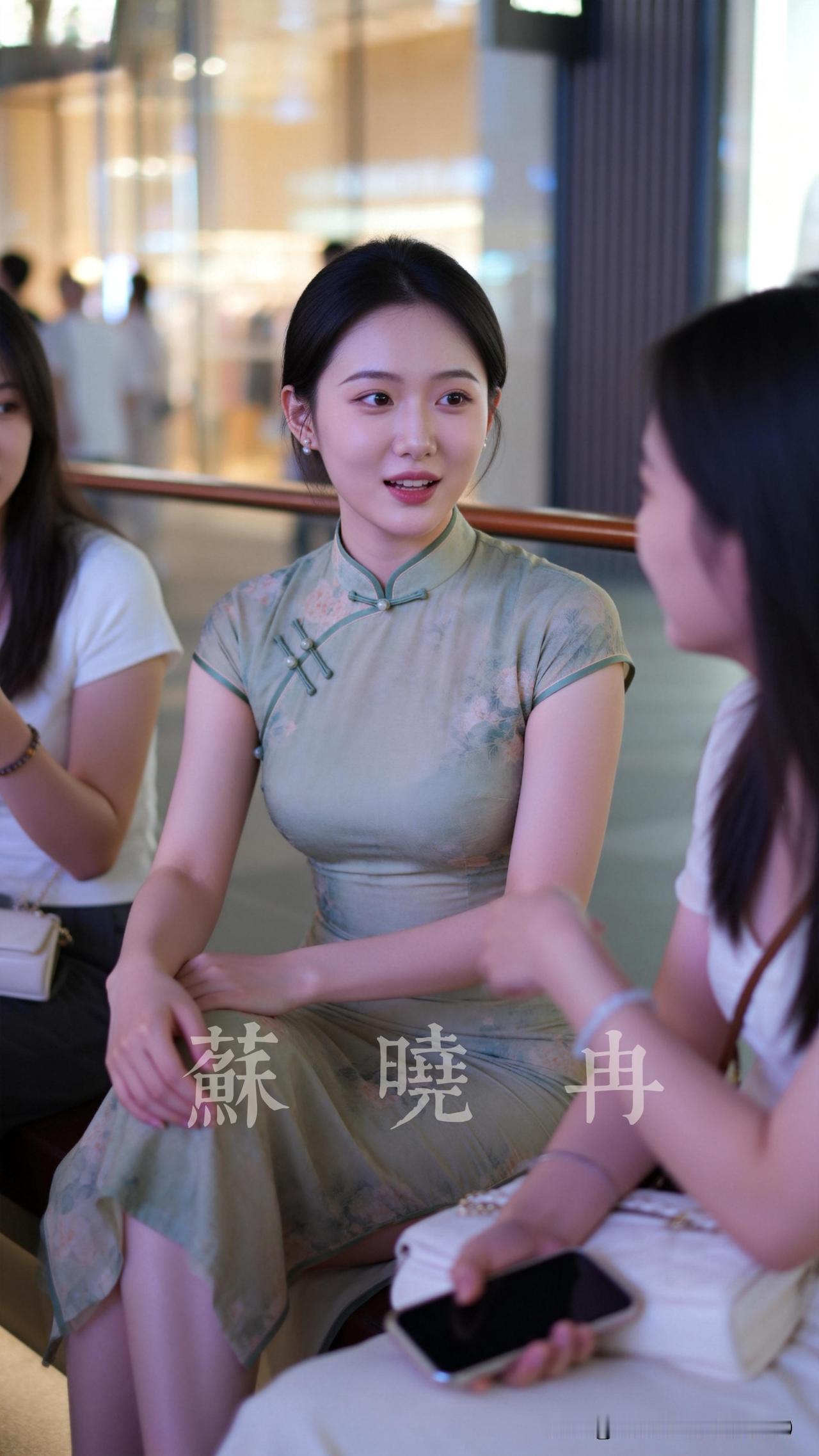 在喧嚣的都市街头，阳光穿过玻璃幕墙，落在闺蜜们相谈甚欢的笑脸上。不必奔赴远方的诗