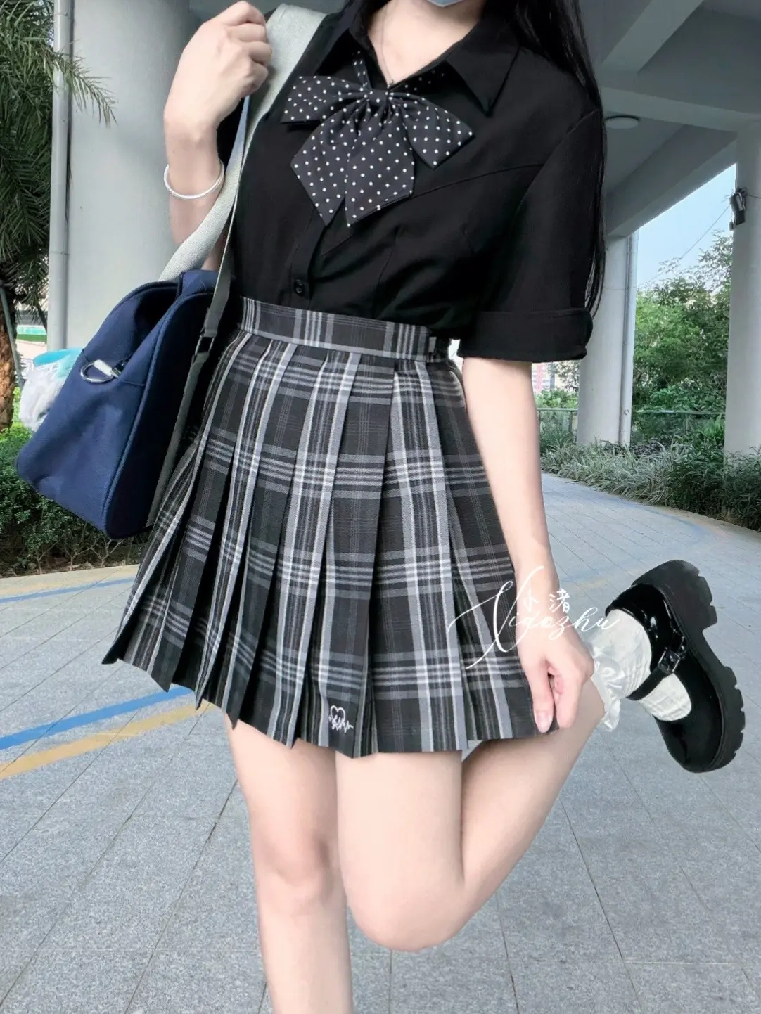 ootd穿搭 川町香jk