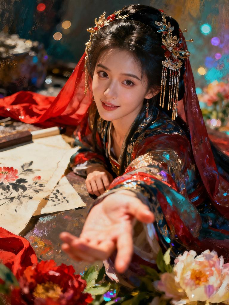 “那天，天气非常热，我正在在家里睡觉，屋角鸡窝旁忽然冒出个绝美的女子，说他叫阿紫