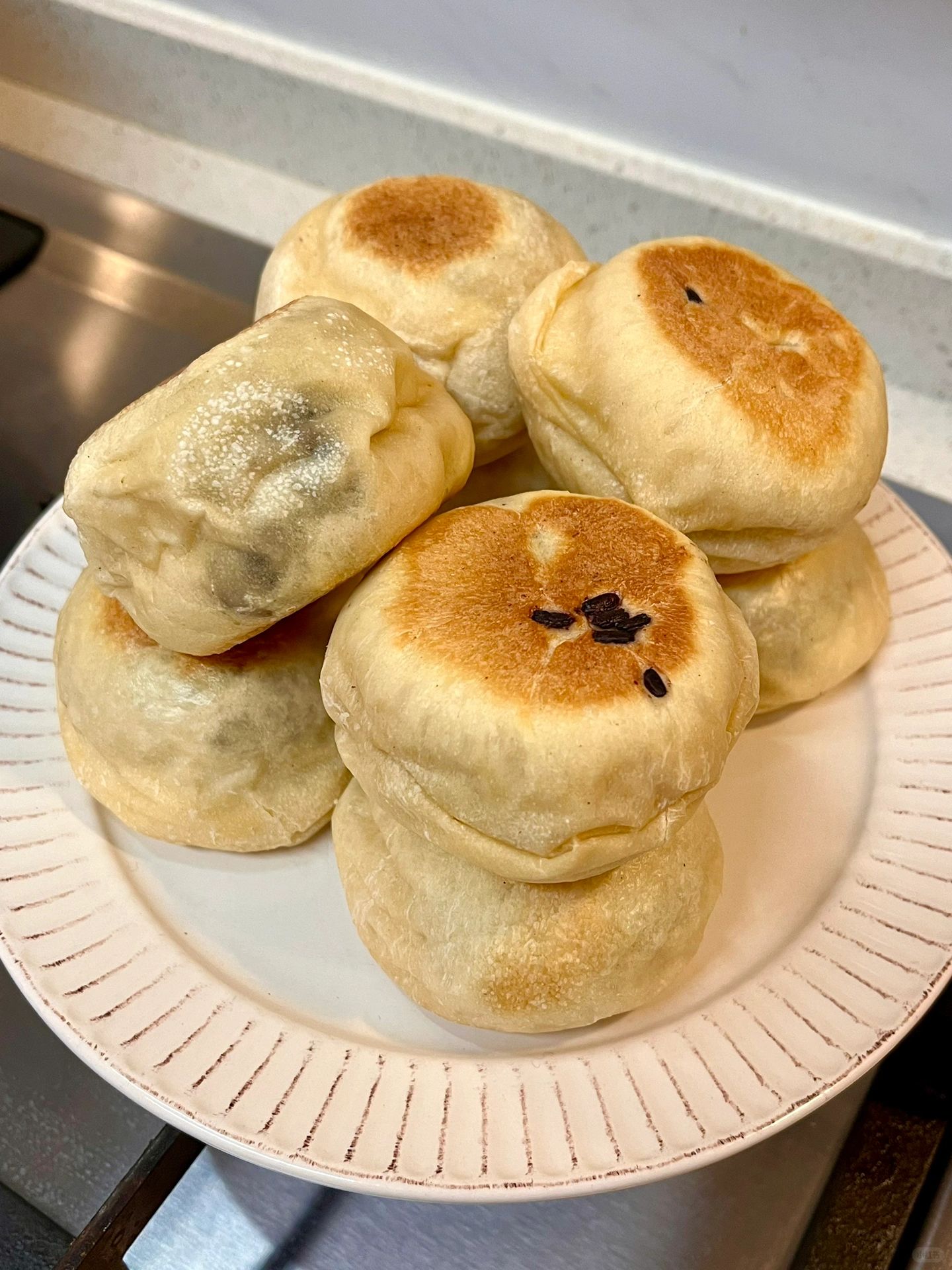 15 块钱做 1 盘紫米乳酪饼