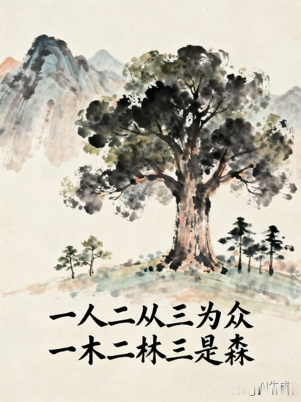 一口二吕三为品，求下联看到有人对“一人二从三为众”，简直天作之合！一人是个体独行