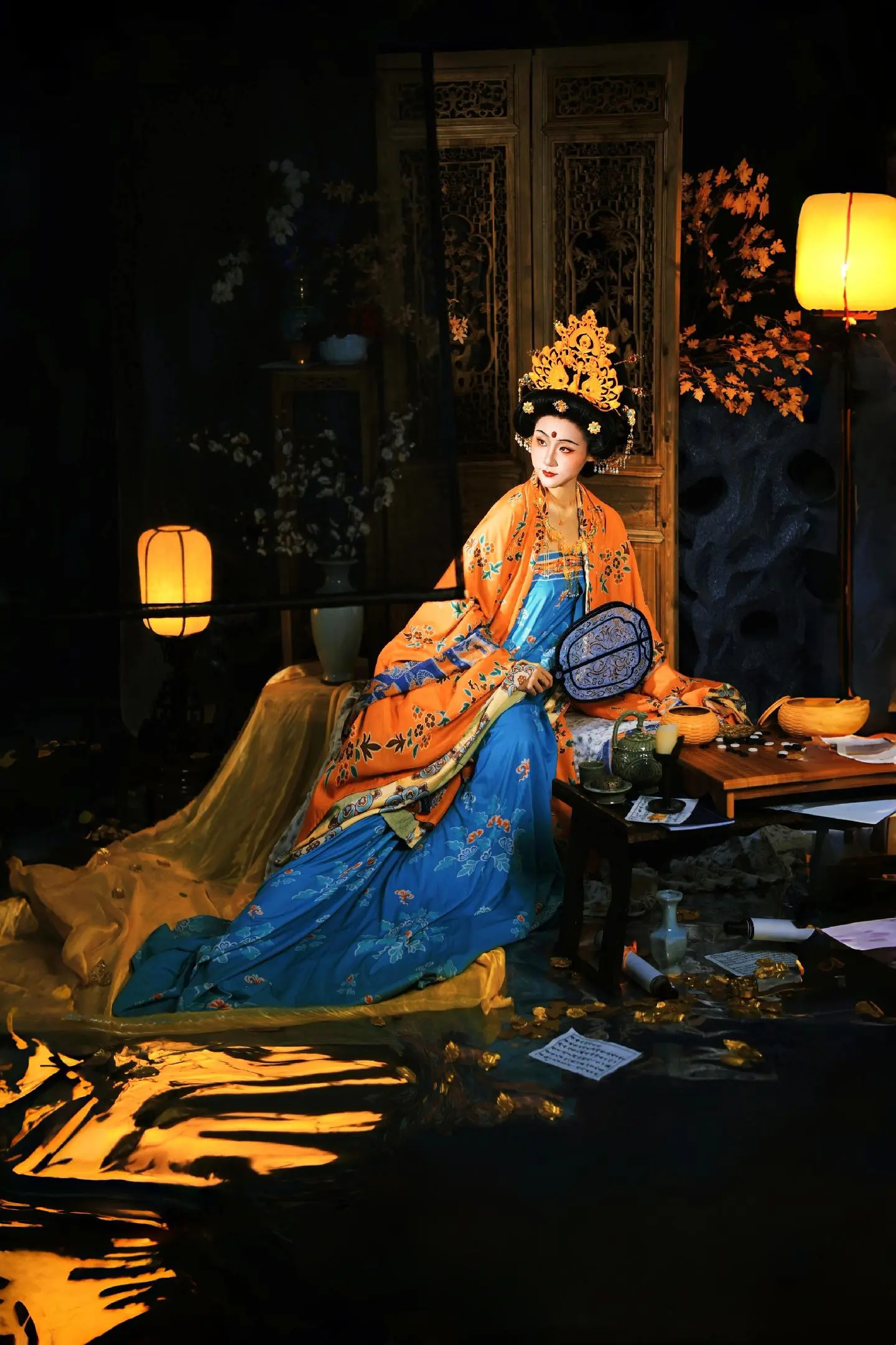 “七十二湾明月夜.”