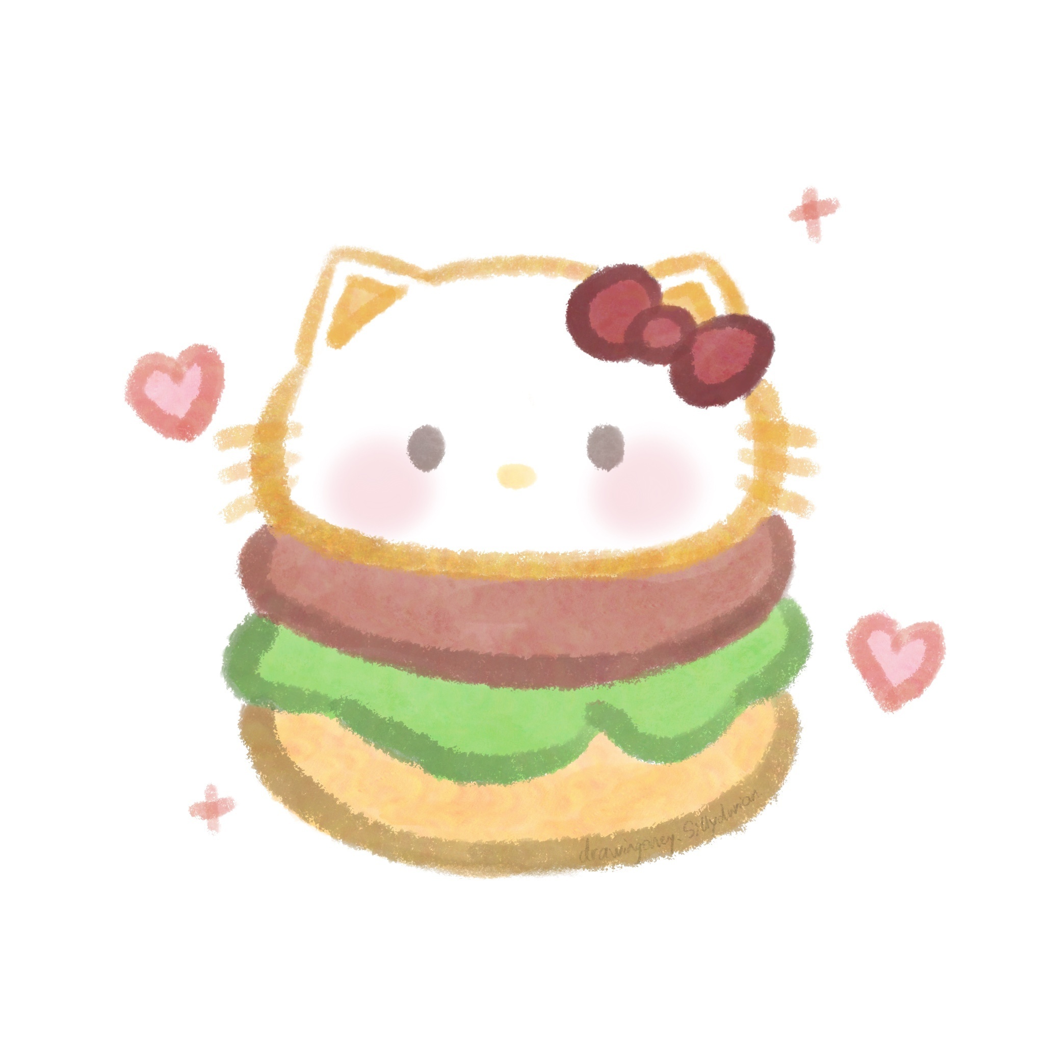 Hellokitty[超话]       🍔kitty汉堡头像分享♥️ 