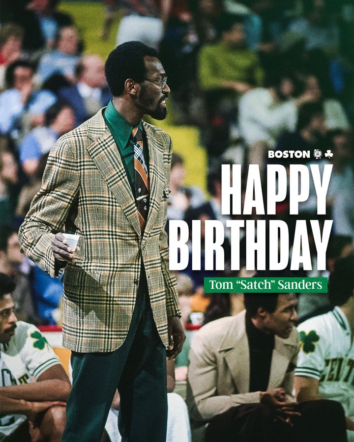 波士顿凯尔特人[超话] ｜BLEEDGREEN 祝八届总冠军、NBA名人堂成员萨