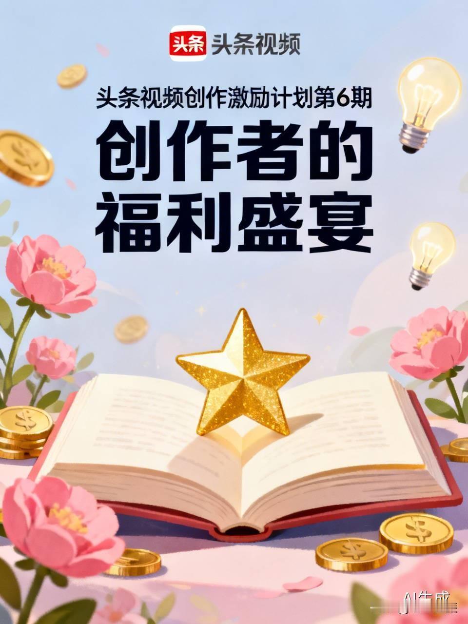 头条视频创作激励计划第6期来啦，这可是创作者的福利盛宴！之前几期就有好多创作者借