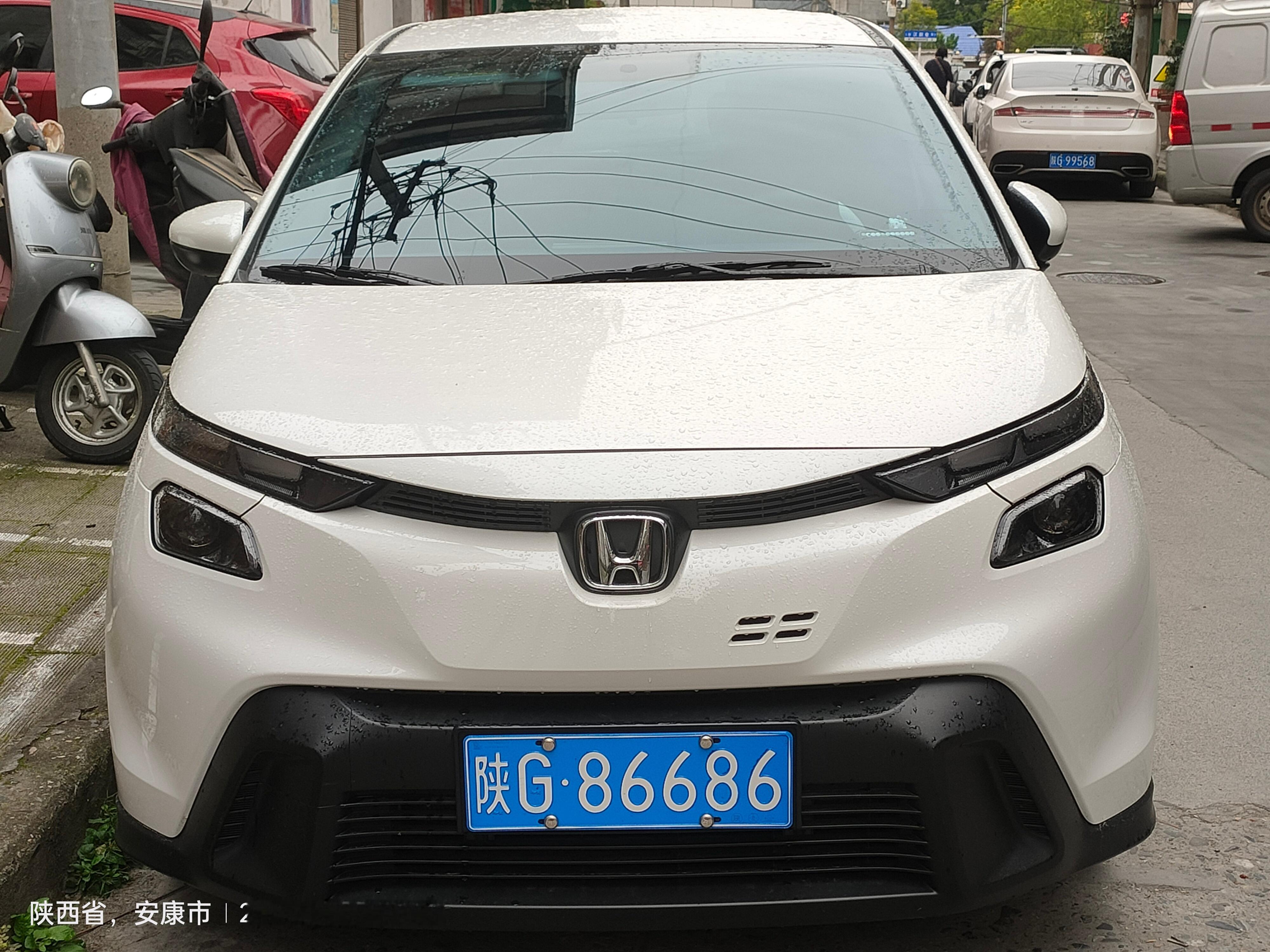 全球车牌[超话] 陕G86686本田飞度  ​​​
