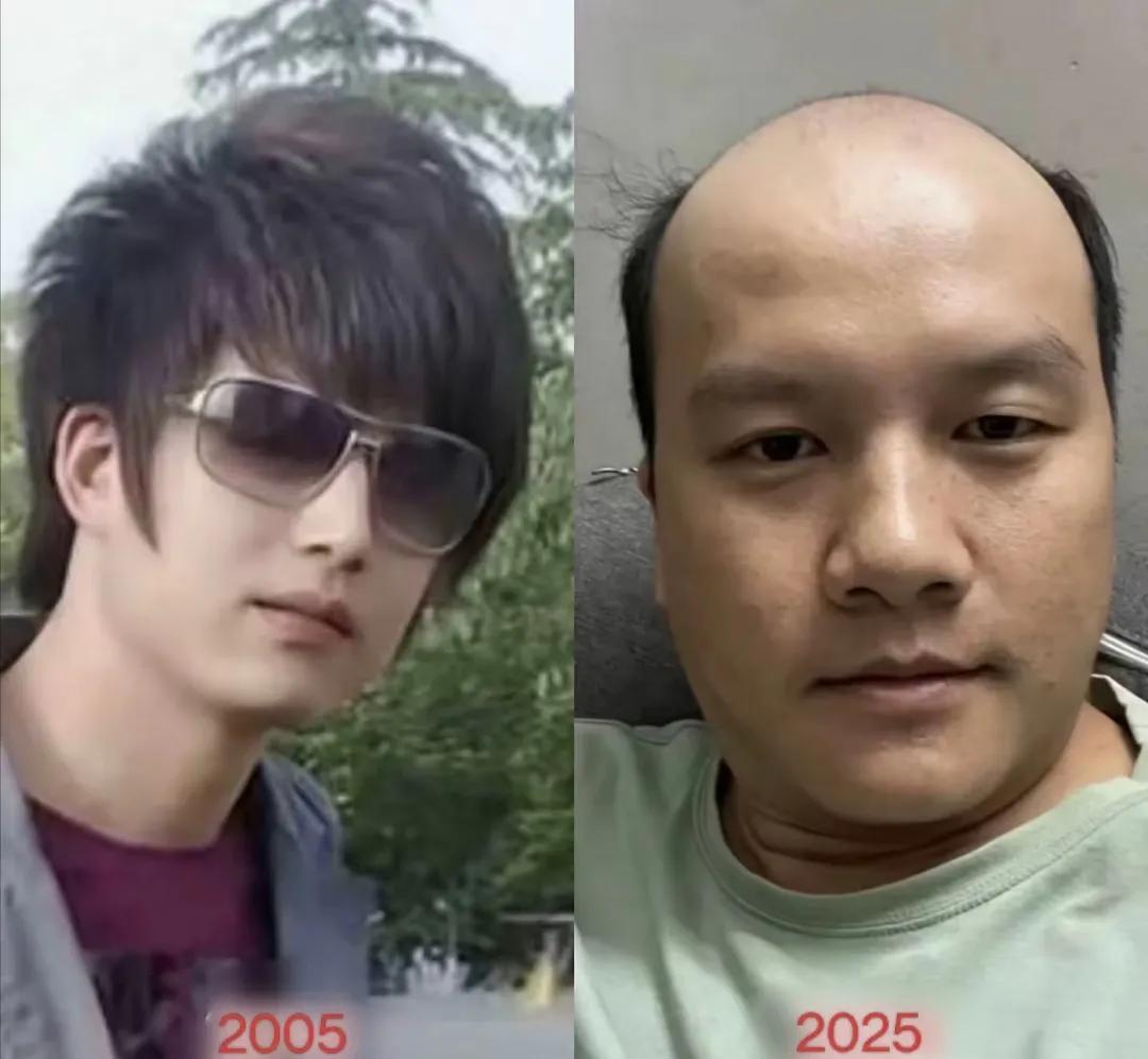 同样的一个人，时隔二十年。