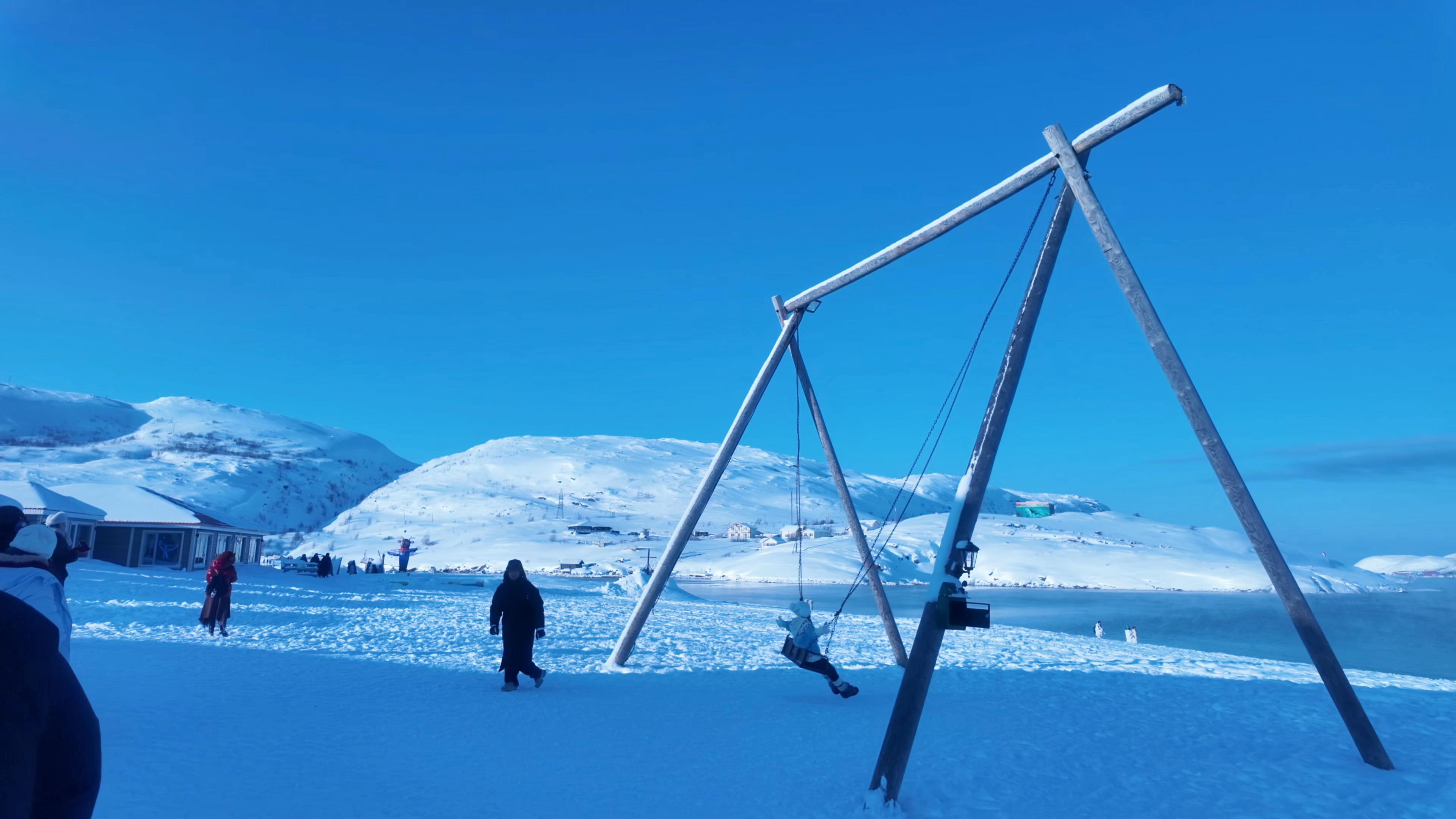 随意一个poss拿捏人心 我寻思这秋千也不孤独啊 挺热闹俄罗斯联邦·捷里别尔卡-