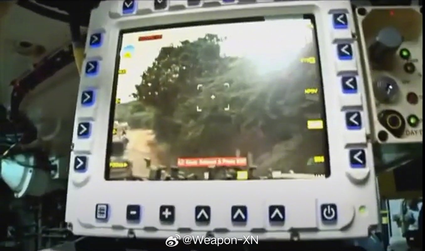 #兵器影像[超话]# 印度陆军阿琼mk1 主战坦克车长的多功能显示器 ​​​