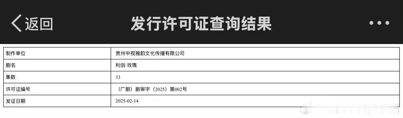 利剑玫瑰下证了 