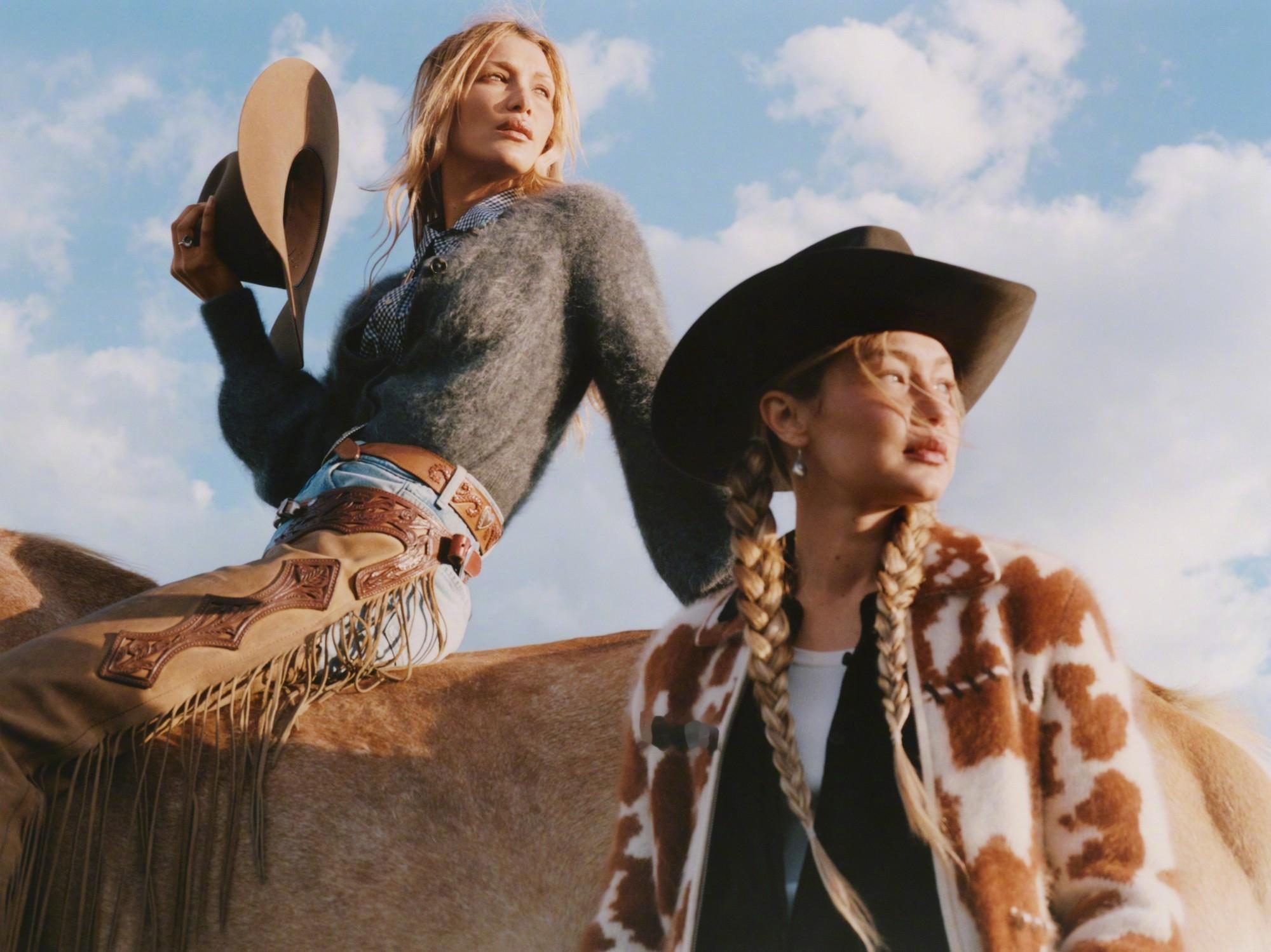 Gigi Hadid 携手霉霉Bella Hadid 一起出镜自己的品牌 Gue