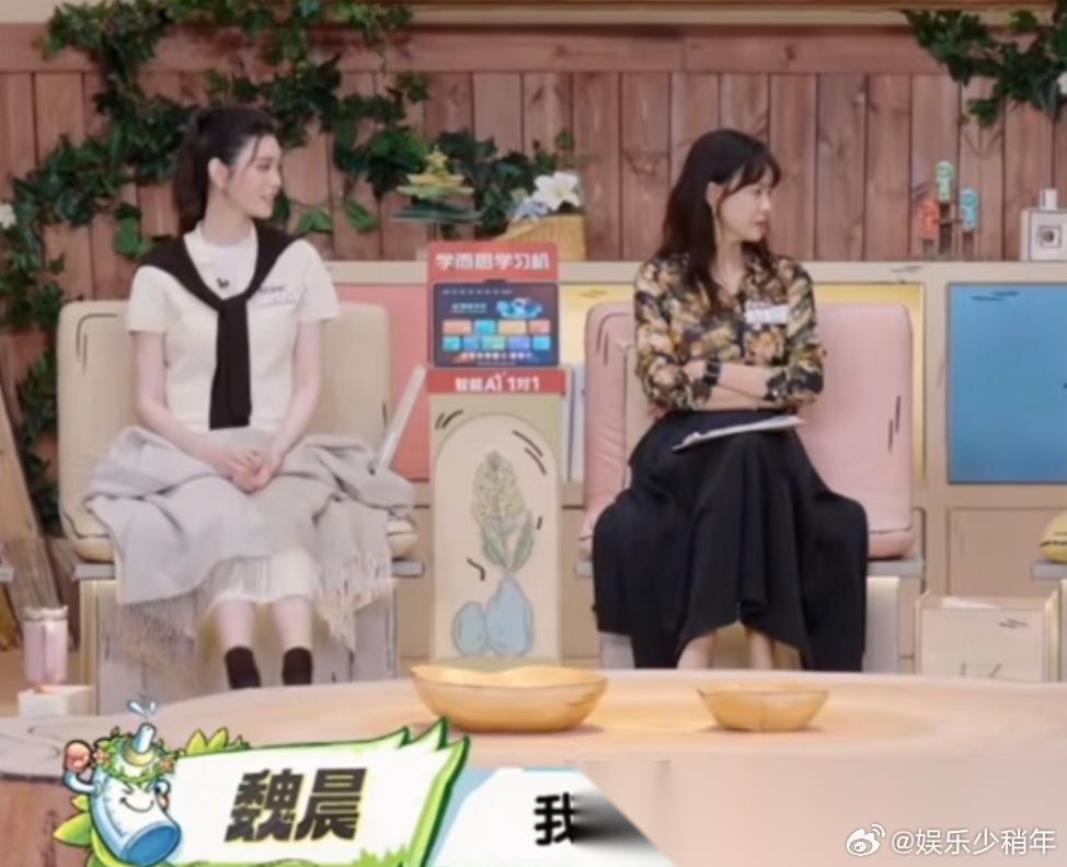 魏晨坦言和老婆喜欢宅在家，说:“我俩都喜欢呆在家里，两个人虽然表面上不粘，但其实