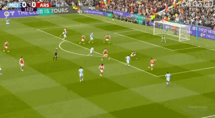 曼城vs阿森纳赛前就预感谢尔基可能会是曼城破局的关键角色（图一），事实证明的确如