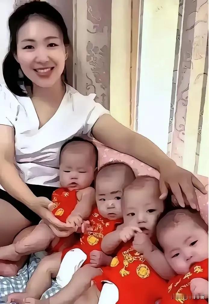说实话，
看到上海那个四胞胎的新闻，
我第一反应不是性别到底是啥，而是这当妈的得