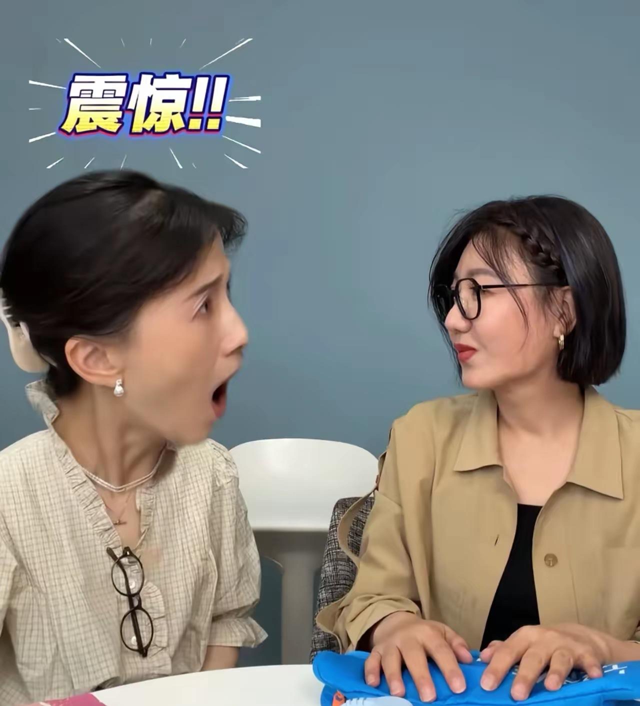 与易立竞相比papi酱简直太瘦了，其实易立竞也不算胖。但是papi酱精神永远饱满