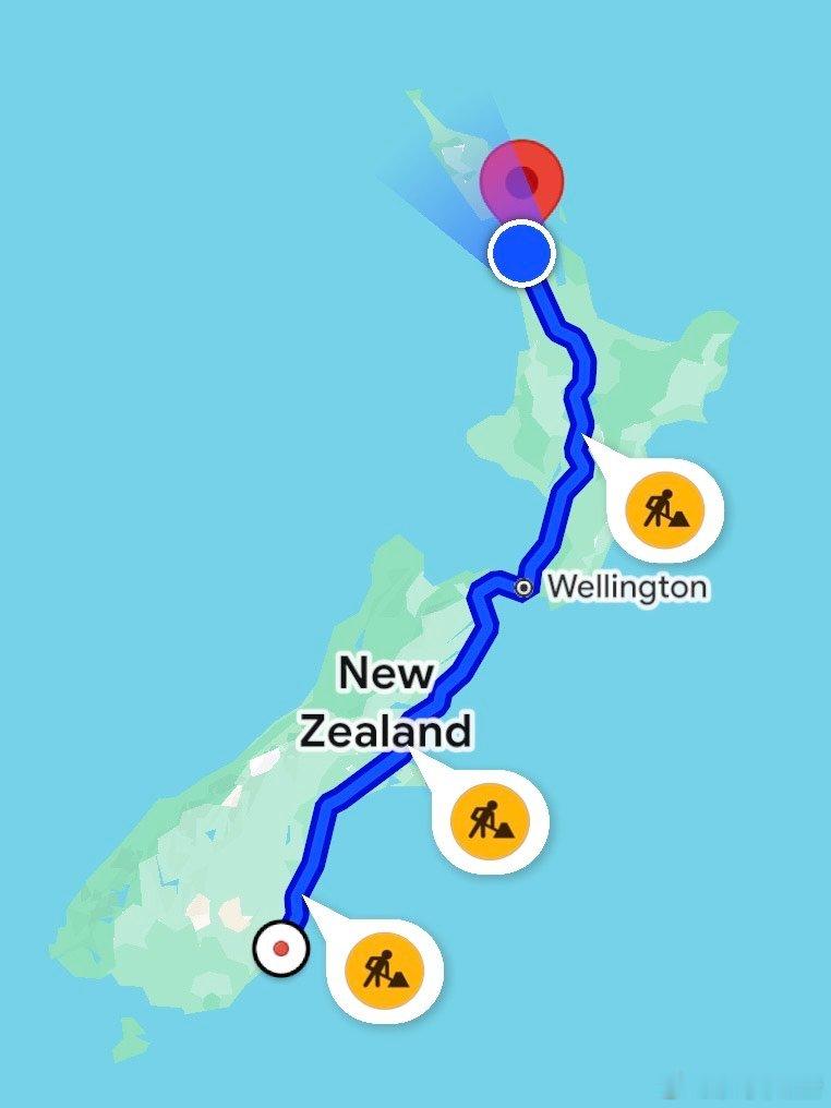 Auckland - Dunedin 两天极限往返四舍五入约等于穿越整个新西兰昨