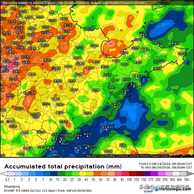 【山东天气:副高再次增强，后期阵雨频繁！】

根据最新的气象资料分析，随着台风对