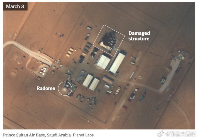 中央司令部只承认那些被拍到、传疯了的损失，发的战报全是美国人赢赢赢。但卫星图像可