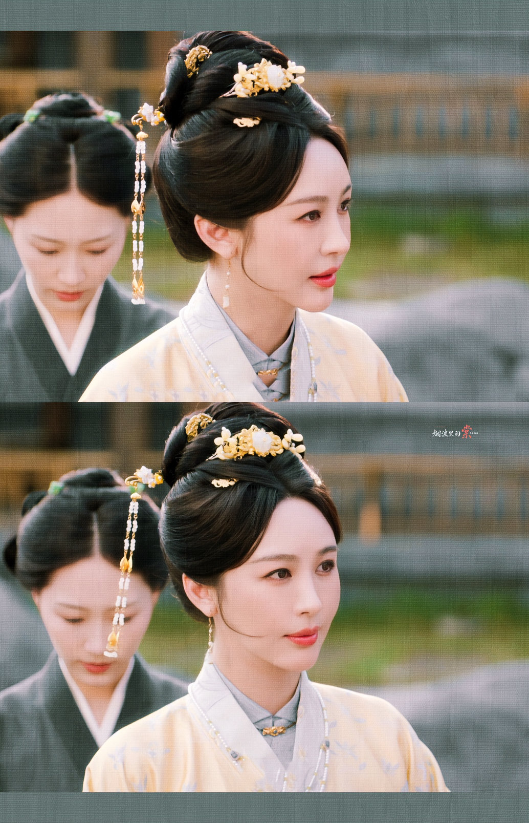 李菲儿这次在《花开锦绣》里演吴太太，戏份精炼但存在感极强📺 明制造型一出来就很