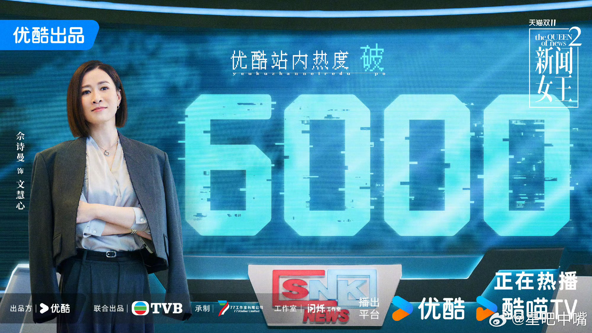 新闻女王2赚钱才是根本《新闻女王》首日热度没破6000，次日中午破6000！首日